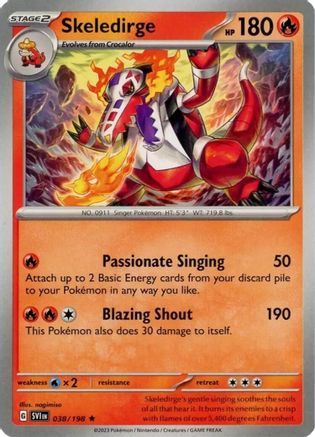 Deck Exclusives Skeledirge #038