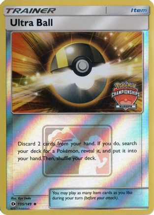 League & Championship Cards Ultra Ball - 135/149 (Europe Championships) #135