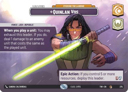 Quinlan Vos - Sticking the Landing (Showcase)