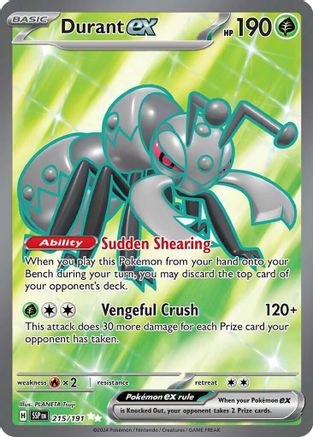SV08: Surging Sparks Durant ex #215