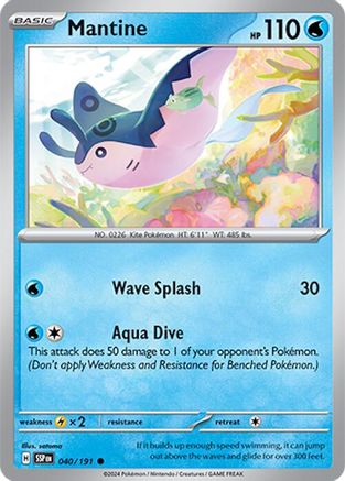 SV08: Surging Sparks Mantine #040