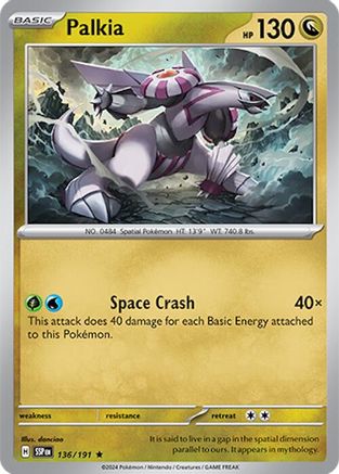 SV08: Surging Sparks Palkia #136
