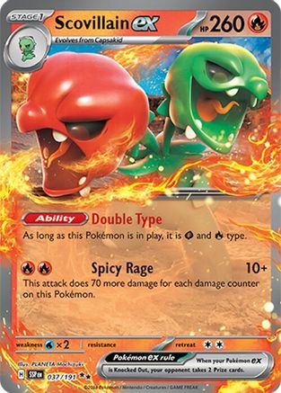 SV08: Surging Sparks Scovillain ex #037