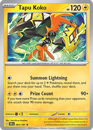 SV08: Surging Sparks Tapu Koko #065