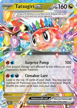 SV08: Surging Sparks Tatsugiri ex #142