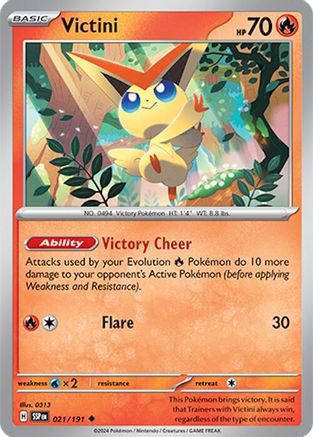 SV08: Surging Sparks Victini #021