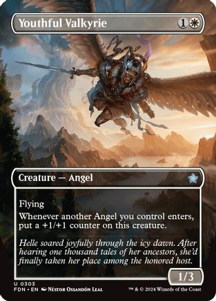 Youthful Valkyrie (Borderless)
