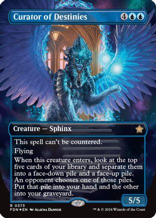 Curator of Destinies (Borderless) (Mana Foil)