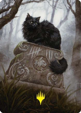 Nine-Lives Familiar 2 Art Card (36/54) (Gold-Stamped Planeswalker Symbol)
