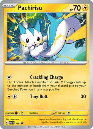 SV: Scarlet & Violet Promo Cards Pachirisu #158