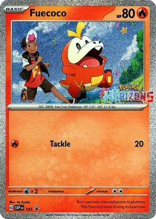 Fuecoco 192 SVP Black Star Promos Pokémon card