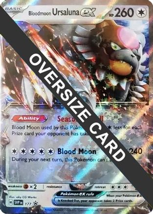 Jumbo Cards Bloodmoon Ursaluna ex - 177 #141