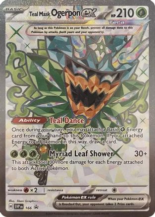 SV: Scarlet & Violet Promo Cards Teal Mask Ogerpon ex #166