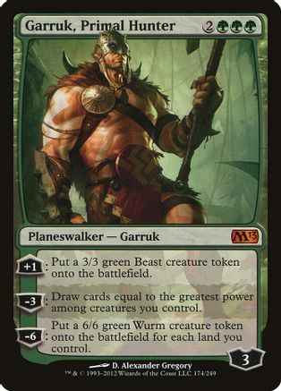 Garruk, Primal Hunter - Magic 2013 (M13) - Magic: The Gathering