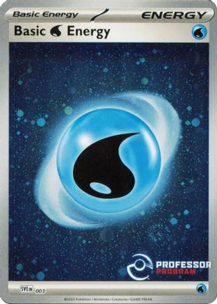Water Energy 3 Mega Evolution Energy Pokémon card