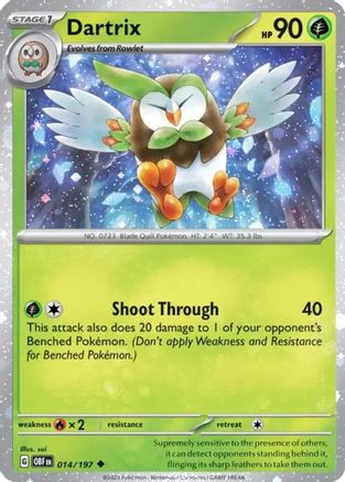 Miscellaneous Cards & Products Dartrix - 014/197 (Cosmos Holo) #014