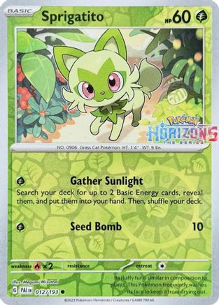 Miscellaneous Cards & Products Sprigatito #012