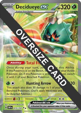 Jumbo Cards Decidueye ex #015
