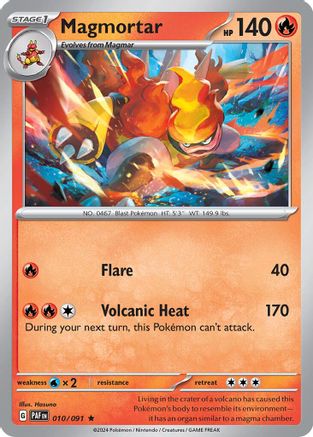 Deck Exclusives Magmortar - 010/091 (Paldean Fates) #010