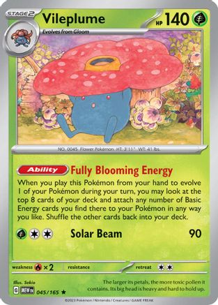 Deck Exclusives Vileplume #045