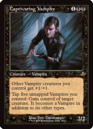 Captivating Vampire (Retro Frame)