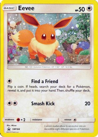 SM Promos Eevee - SM184 (Cosmos Holo) #SM184