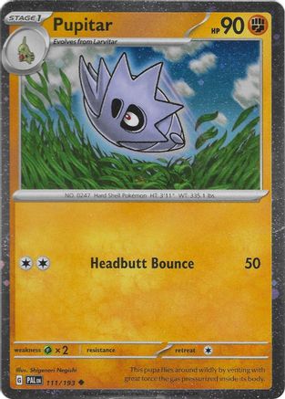 Miscellaneous Cards & Products Pupitar - 111/193 (Cosmo Foil) #111