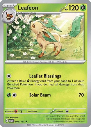 SV: Prismatic Evolutions Leafeon #005