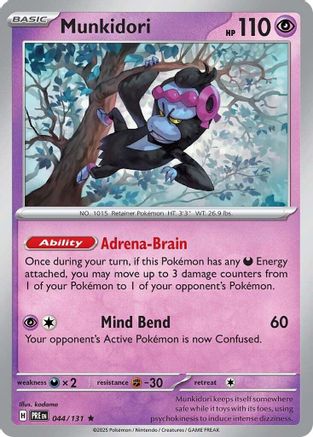 SV: Prismatic Evolutions Munkidori #044