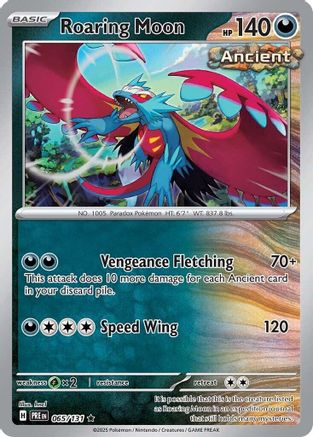 SV: Prismatic Evolutions Roaring Moon #065