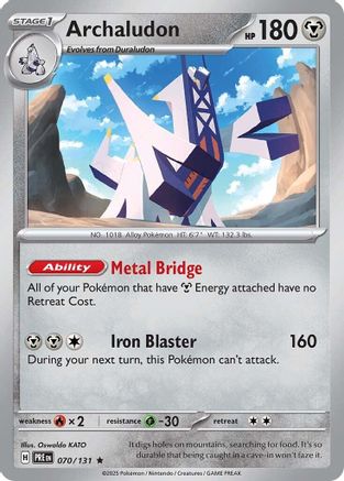 SV: Prismatic Evolutions Archaludon #070