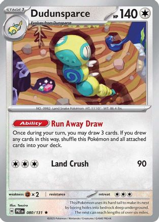 SV: Prismatic Evolutions Dudunsparce #080