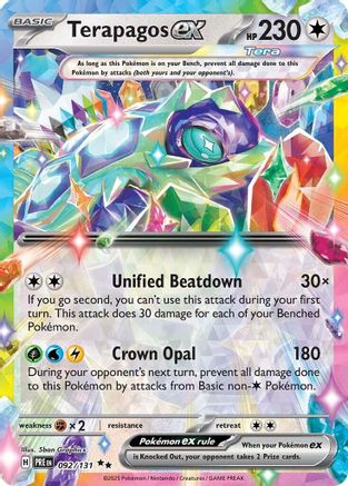 SV: Prismatic Evolutions Terapagos ex #092