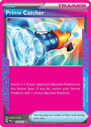 SV: Prismatic Evolutions Prime Catcher #119