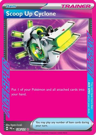 SV: Prismatic Evolutions Scoop Up Cyclone #128