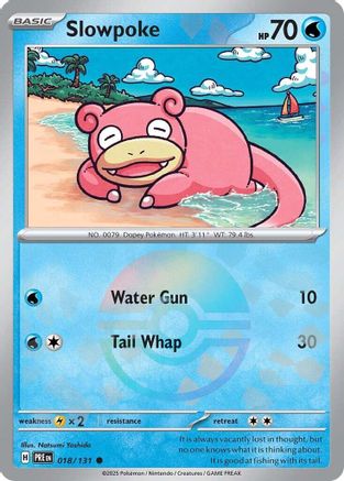 SV: Prismatic Evolutions Slowpoke (Poke Ball Pattern) #018