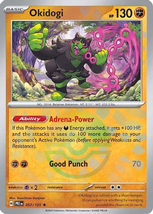 SV: Prismatic Evolutions Okidogi (Poke Ball Pattern) #057