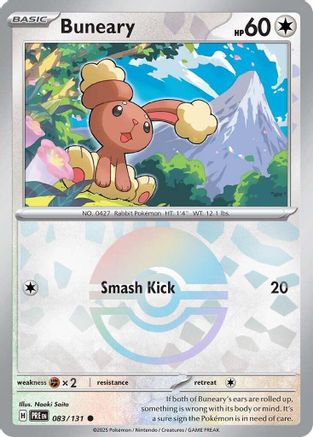 SV: Prismatic Evolutions Buneary (Poke Ball Pattern) #083