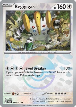 SV: Prismatic Evolutions Regigigas (Poke Ball Pattern) #086