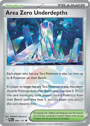SV: Prismatic Evolutions Area Zero Underdepths (Poke Ball Pattern) #094
