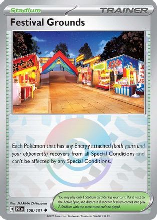 SV: Prismatic Evolutions Festival Grounds (Poke Ball Pattern) #108