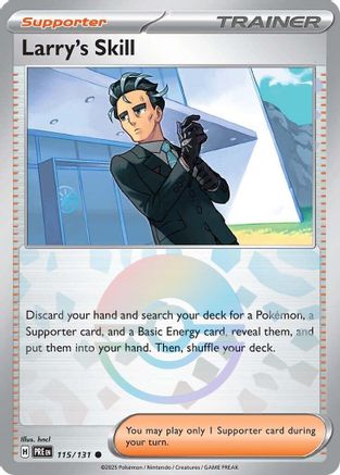SV: Prismatic Evolutions Larry's Skill - 115/131 (Poke Ball Pattern) #115