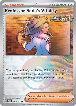 SV: Prismatic Evolutions Professor Sada's Vitality (Poke Ball Pattern) #120