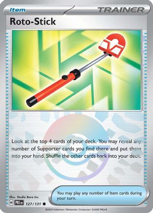 SV: Prismatic Evolutions Roto-Stick (Poke Ball Pattern) #127