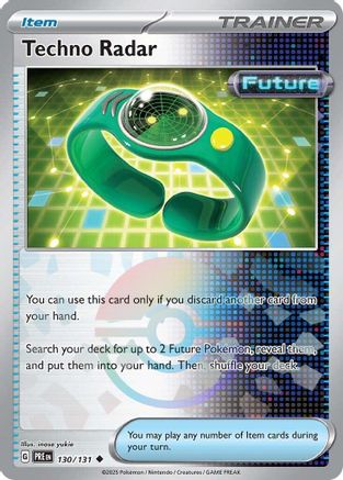 SV: Prismatic Evolutions Techno Radar (Poke Ball Pattern) #130