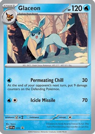 SV: Scarlet & Violet Promo Cards Glaceon - 171 (Cosmos Holo) #171