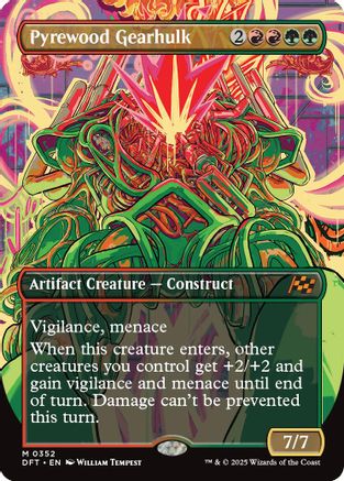 Pyrewood Gearhulk (Borderless)