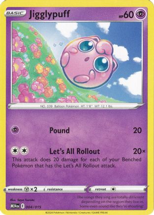 McDonald's Promos 2024 Jigglypuff #004