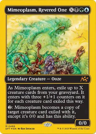Mimeoplasm, Revered One (First-Place Foil)