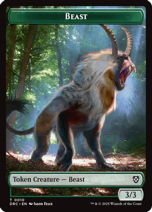 Beast (0010) // Servo Double-Sided Token